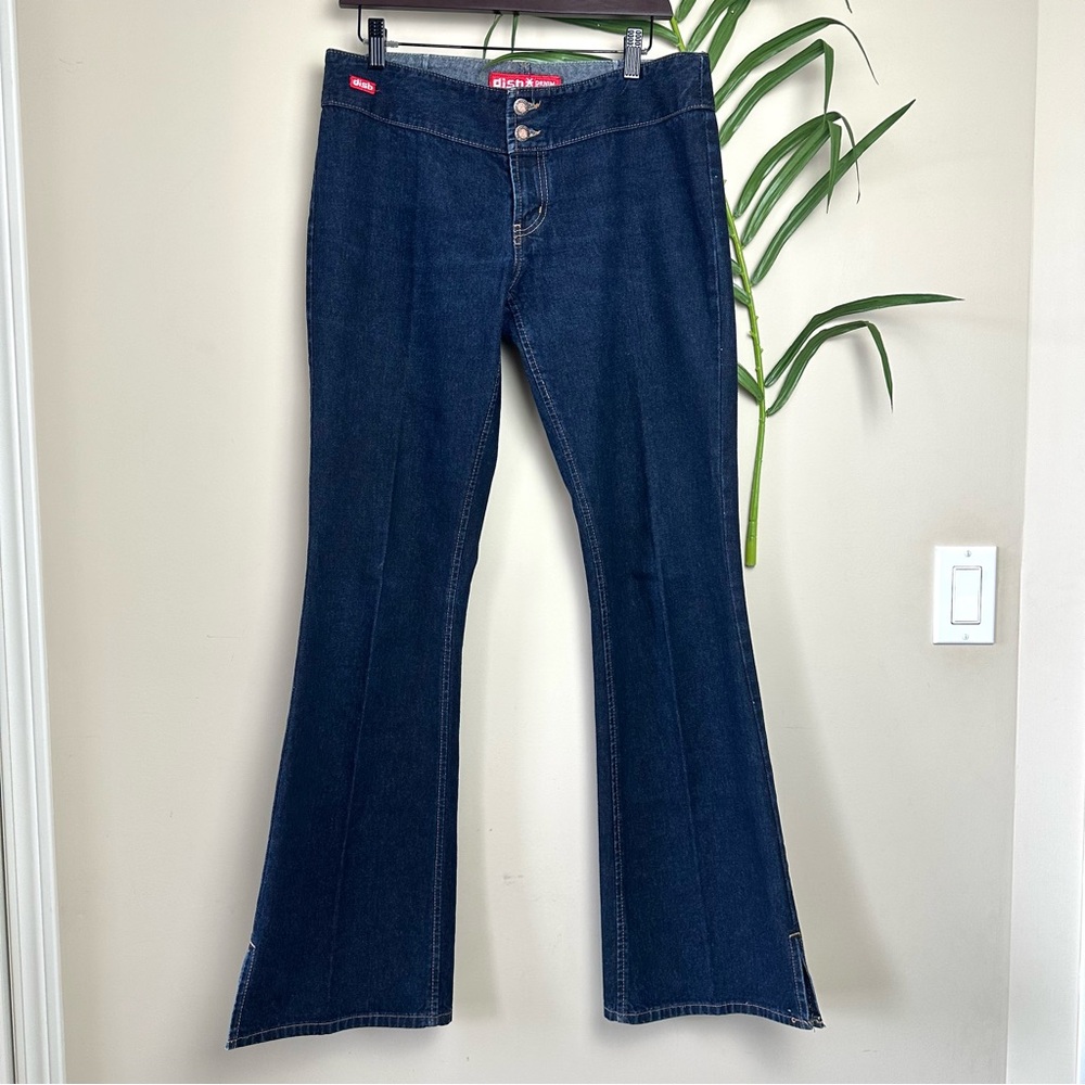 Vintage 90’s Dish Denim Low Rise Flare Jeans 32 33